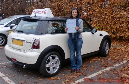 Anjali Passed Driving Test