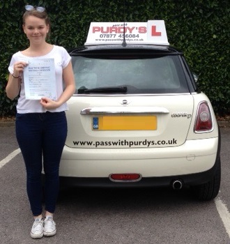 Anouska Passed Driving Test