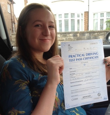 Charlotte Passed Driving Test