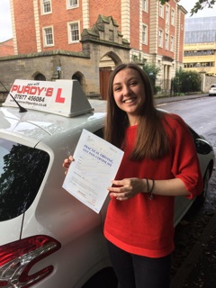 Charlotte Passed Driving Test
