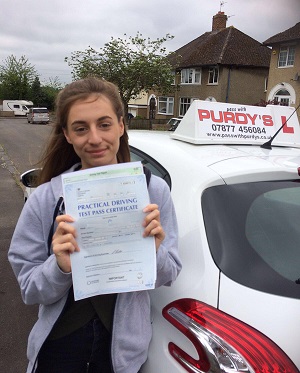 Charlotte Passed Driving Test