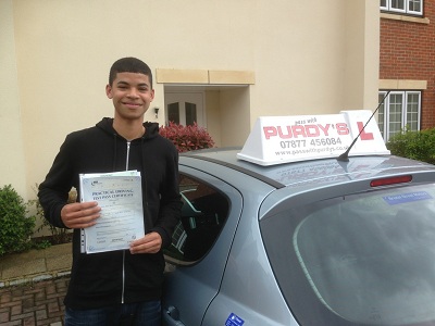 Elias Passed Driving Test