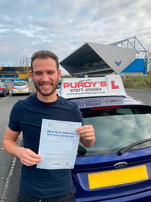 Flynn Passed Driving Test