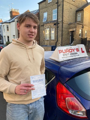 Freddie Passed Driving Test