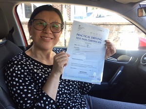 Hongmei Passed Driving Test Hongmei Passed Driving Test