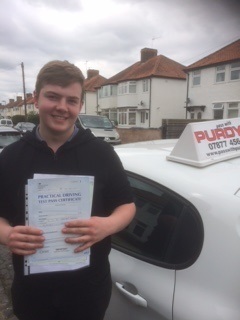 Johnathan Passed Driving Test