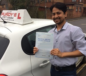 Kashif Passed Driving Test