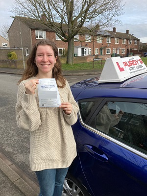 Krisztina Passed Driving Test