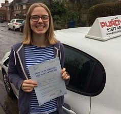 Lucy Passed Driving Test