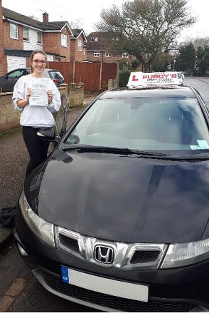 Lydia Passed Driving Test