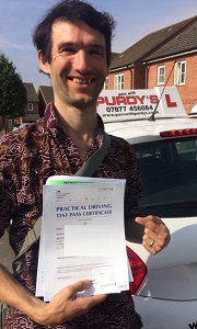 Merlin Passed Driving Test