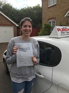 Rebecca Passed Driving Test