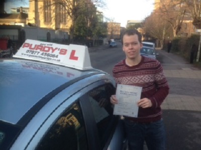 Tom Passed Driving Test