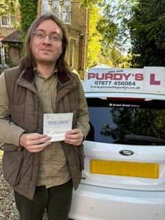Arnaud Passed Driving Test